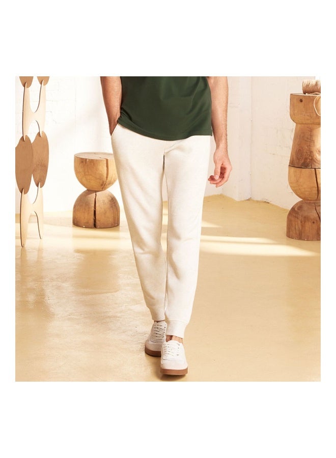 GIORDANO Men's White French Terry Jogger - Image 3