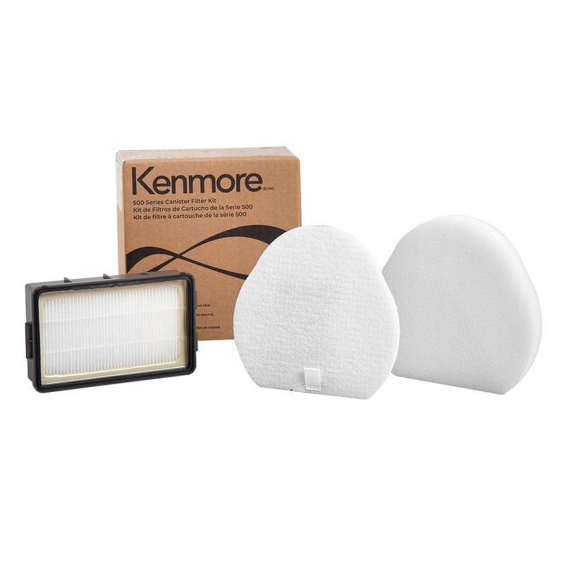 Kenmore KC1040 HEPA Replacement Filter Kit for 500 Series Bagless Canister Vacuum (Model: DC5070, DC5070.01) - Image 1