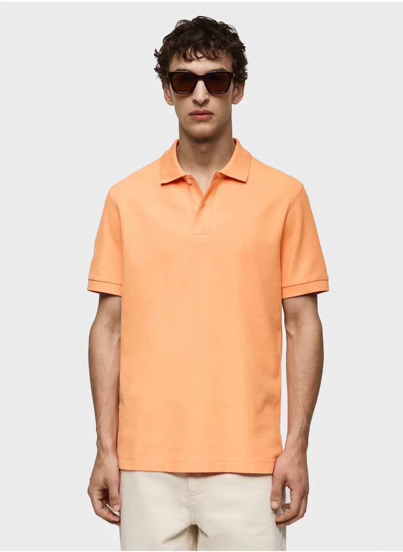 Mango Man Essential Pique Polo