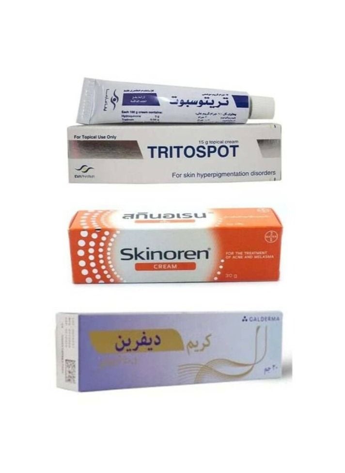 Krim - Creams to remove pimples and acne 3 piece set - Image 1