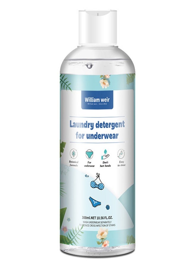 WILLIAM WEIR - 300ml Underwear Detergent Laundry Liquid Lingerie Panty Cleaner Stain Remover Remove Blood Dirt and Bad Smell - Image 1