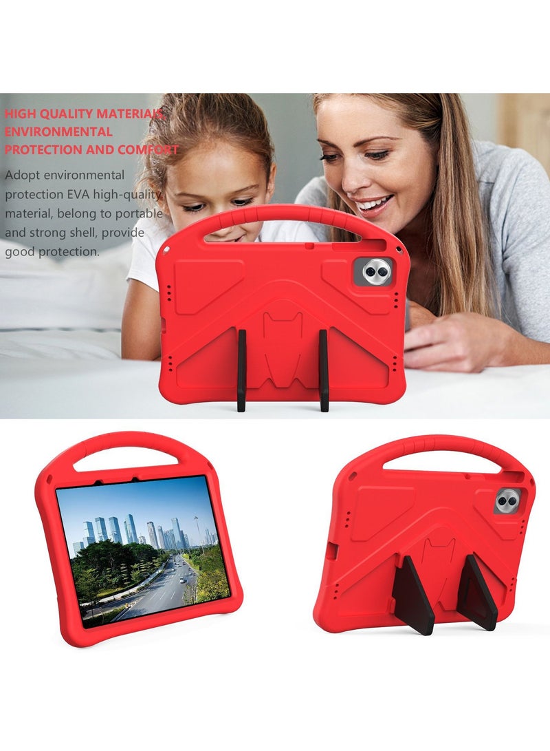 Kids Sleeve Compatible Honor Pad 10 (2025), Heavy Duty EVA Foam Shockproof Sleeve Kids Anti Tablet Sleeve with Stand - Image 2