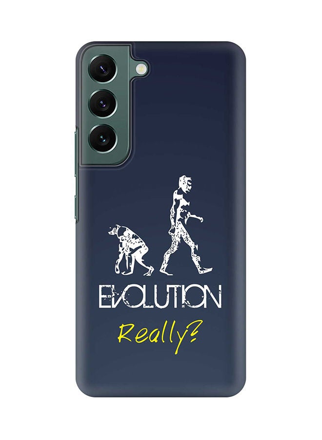 Stylizedd Case for Samsung Galaxy S22+ 5G Slim Snap Classic Series Shield Matte Finish Print - Evolution, Really (Grey) - Image 1