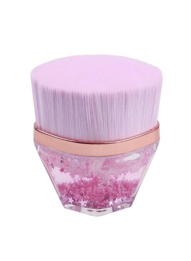 MVM Enterprise Foundation Makeup Brush, Kabuki Hexagon Face Blush Liquid Powder Foundation Brush for Blending Liquid, Cream or Flawless Powder Cosmetics - Image 1