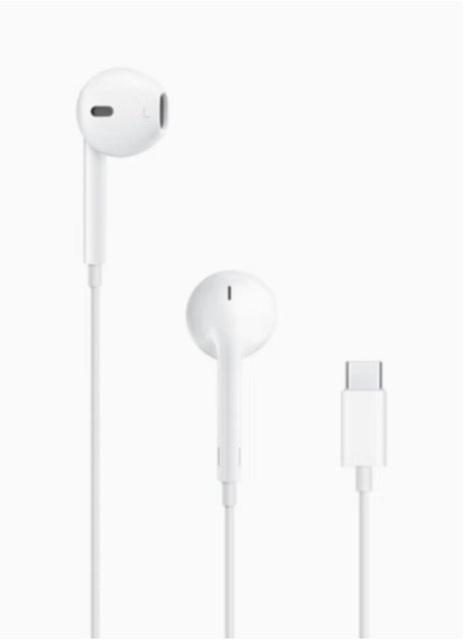 PROMASS - Earphone with USB-C White - Image 1