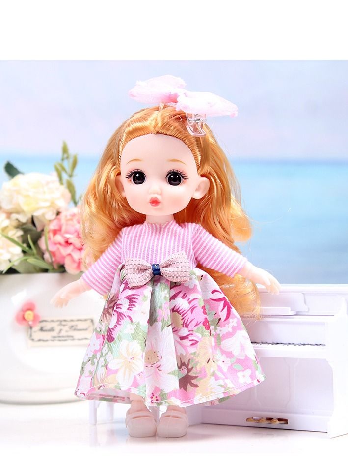 xppier 6 pcs Mini Dolls Fashion Toddler Princess Collection Girls Gift Set, Cute Dolls, Toys for girls - Image 3