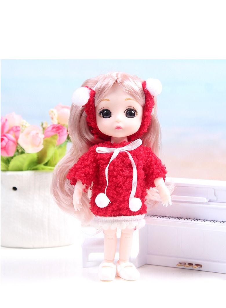 xppier 6 pcs Mini Dolls Fashion Toddler Princess Collection Girls Gift Set, Cute Dolls, Toys for girls - Image 4