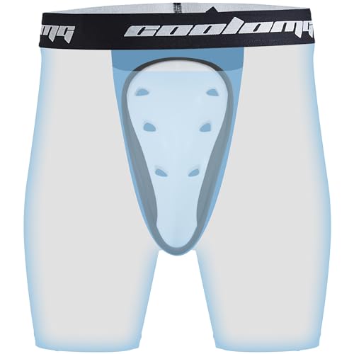 COOLOMG Athletic Flexible Cup Youth Boys Hard Cup for Baseball Football Lacrosse Hockey MMA Boxing White_Hard - Image 3