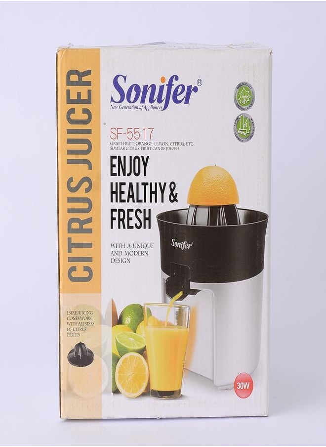 اخر العنقود عصارة برتقال وحمضيات كهربائية Sonifer (SF-5517) 30W  - Image 3