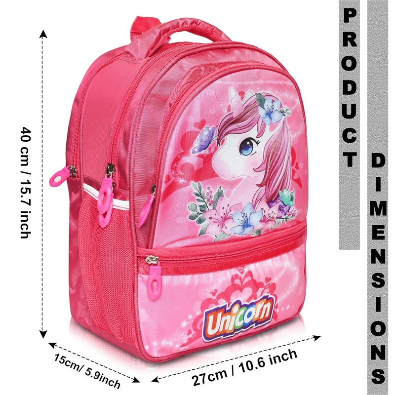 Stylbase Cartoon Printed School Bag for Boys and Girls | Waterproof Backpack Bag for Travelling Sports | Kids Bag Ideal for UKG Nursery 1st Class | School Bags for 5 7 Years 15 Inches Multicolor - Image 5