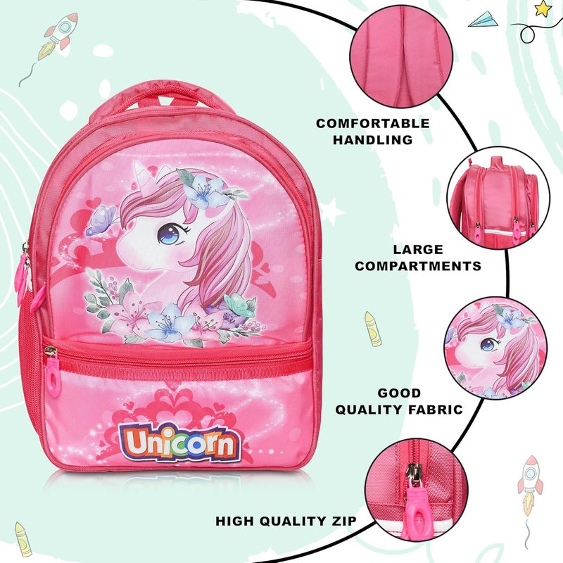 Stylbase Cartoon Printed School Bag for Boys and Girls | Waterproof Backpack Bag for Travelling Sports | Kids Bag Ideal for UKG Nursery 1st Class | School Bags for 5 7 Years 15 Inches Multicolor - Image 2