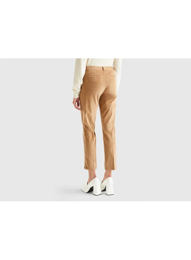 UNITED COLORS OF BENETTON Stretch Velvet Chinos