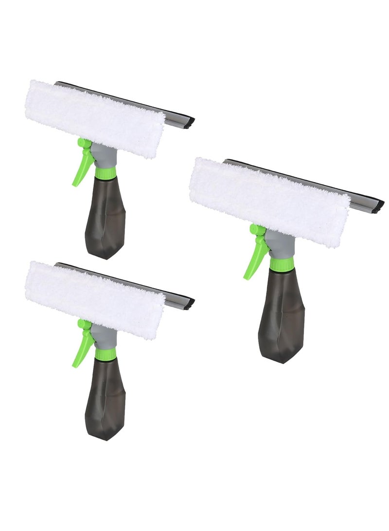 Generic Window Cleaner Squeegee Glass Cleaning Tool 3 In 1 Double Sided Squeegee Cleaning Supplies for Windows Multi Purpose Squeegee 3Pcs  - Image 1