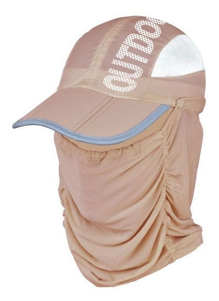 DubaiGallery - Outdoor Sun Protection Cap with Face Cover Foldable Anti-UV Summer Fashion Sun Hat For Man Women - Image 1