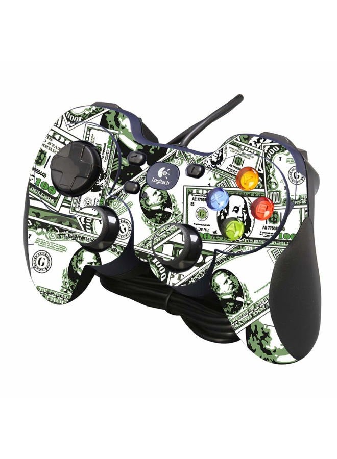 MIGHTY SKINS Compatible With Logitech Gamepad F310 - Phat Cash | Protective, Durable, and Unique Vinyl Decal wrap cover | Easy To Apply, Remove, and Change Styles | Made in the USA - Image 1