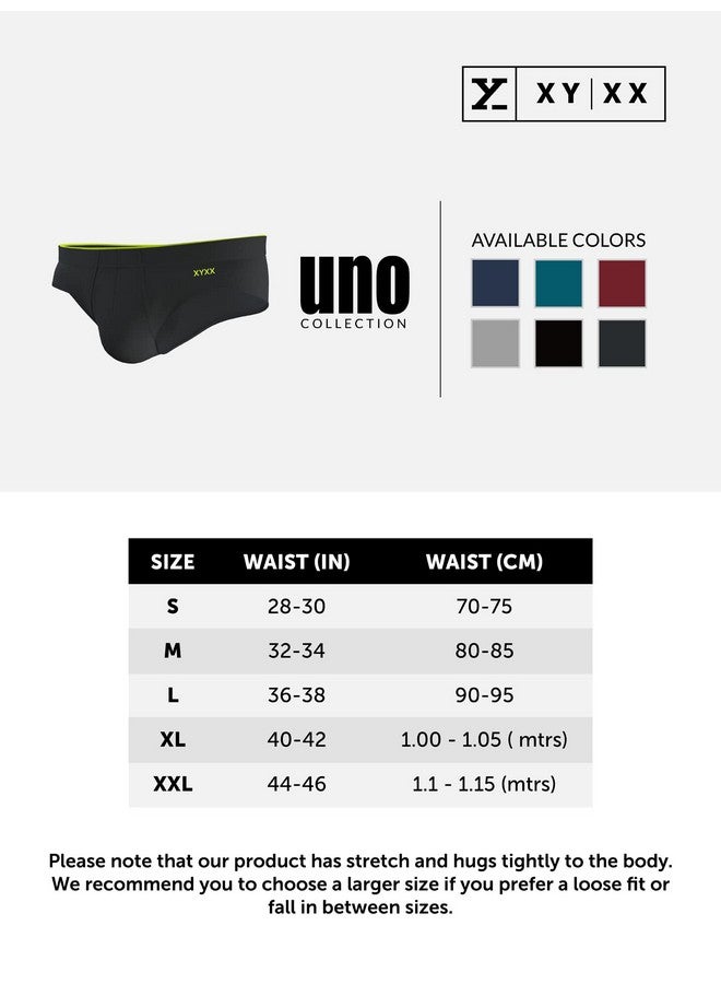 XYXX Men's Modal Relaxed Fit Solid (Pack of 2) (Uno Briefs Pack of Two_Maroon+Black_M) - Image 5
