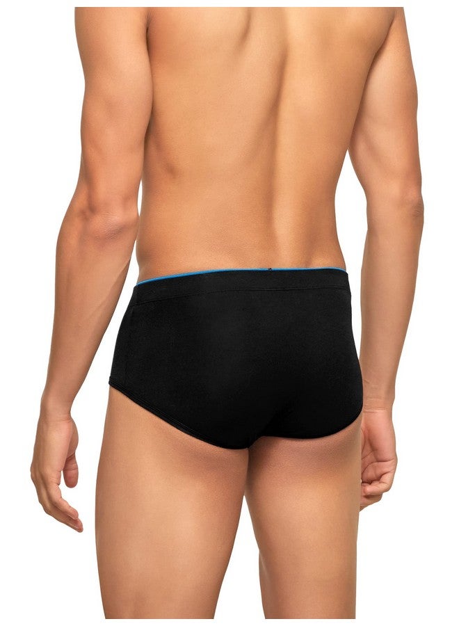XYXX Men's Modal Relaxed Fit Solid (Pack of 2) (Uno Briefs Pack of Two_Maroon+Black_M) - Image 3