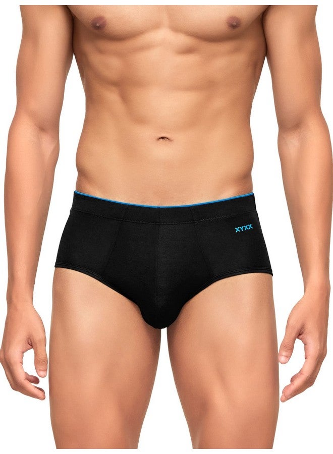 XYXX Men's Modal Relaxed Fit Solid (Pack of 2) (Uno Briefs Pack of Two_Maroon+Black_M) - Image 2