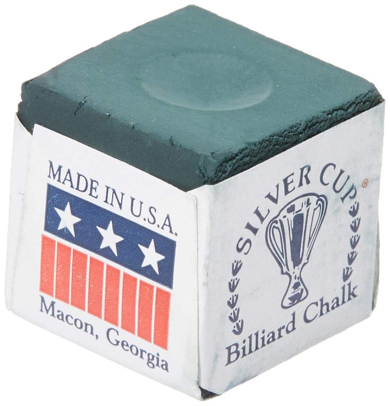 Silver Cup Set of 6 Spruce Billiard Pool Cue Chalk - Image 3