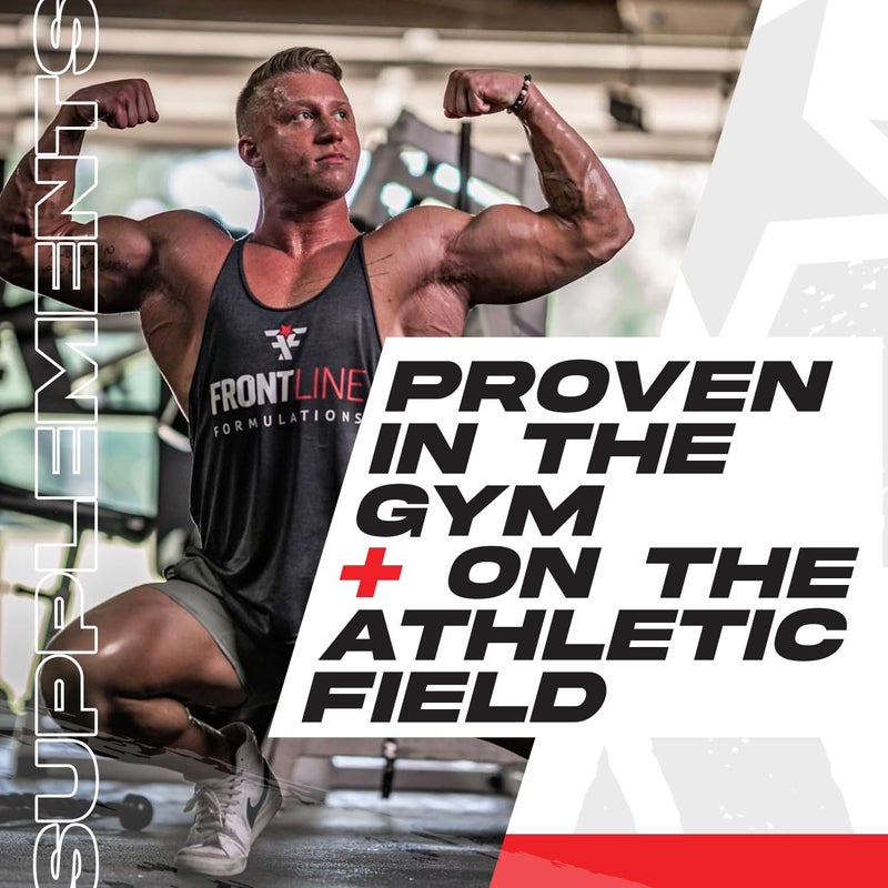 FRONTLINE FORMULATIONS Crucible PreWorkout Powder Explosive Workouts Laser Focus High Stim Amazing Flavor Veteran Owned and Operated 25 Servings Blue Cherry Slushie - Image 4