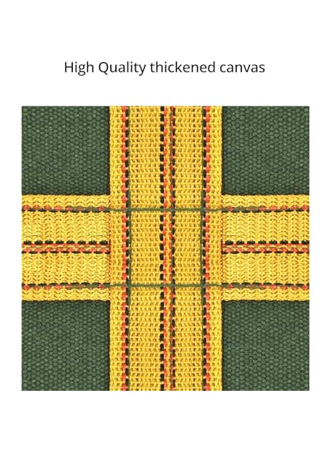 Heavy-Duty Canvas Cargo Lifting Pad Net - 3.28ft x 3.28ft Reinforced Handle Lifting Net for Construction, Logistics, and Transport, 2645lbs Load Capacity, Non-Slip Material