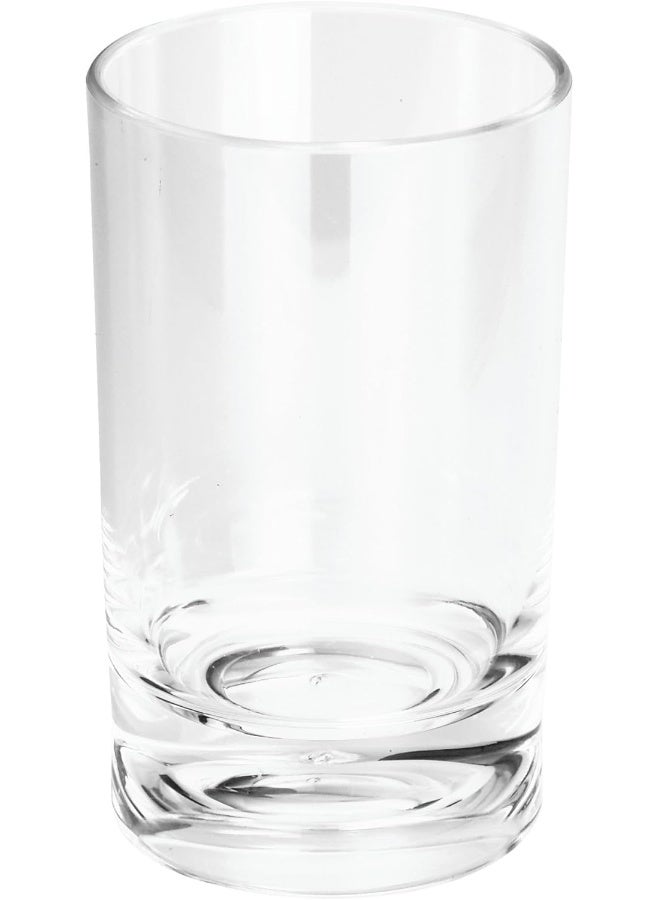 InterDesign iDesign Eva Plastic Tumbler Cup, Holder for Makeup Brushes, Toothbrushes, Glasses, and Brushes on Bathroom, Vanity Countertops, College Dorm, Bedroom Desks, 2.75" x 2.75" x 4.25" - Clear - Image 3