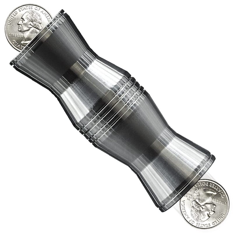 MAGIC MAKERS Crazy Coin Funnel Magic Trick  Make A Coin Pass Thru Metal - Image 3