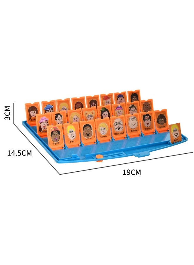 707 Games Guess Who? Board Game, with People and Animal Cards, Classic Children's Mystery Board Game of Deduction for 2 Players, Ages 4+ - Image 2