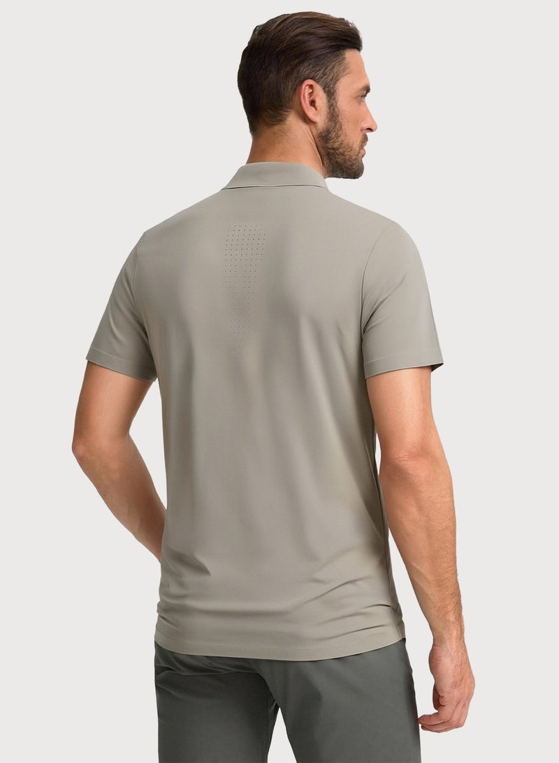 QUASER Polo-Shirt for Men,Regular Fit Quick-Dry Men's T-Shirts Moisture Wicking Comfortable Golf Tops,Tees - Image 5