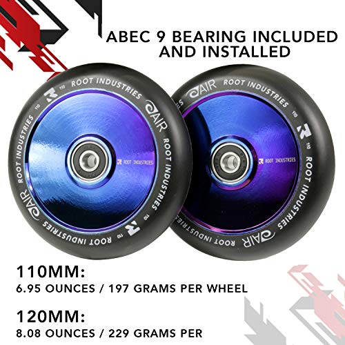 Root Industries AIR Wheels 110mm - Black/Blu Ray - Image 4
