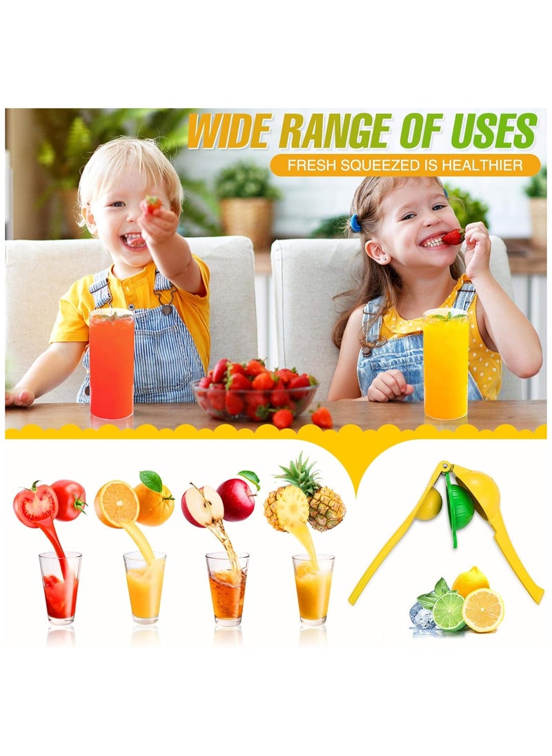 MARK STORE - Lemon Lime Squeezer 2-In-1- Hand Juicer Lemon Squeezer Gets Every Last Drop - Max Extraction Manual Citrus Juicer - Easy-to-Use Lemon Juicer Squeezer Lemon Squeezer Manual, Anti Corrosion, Non Slip and Dishwasher Safe, Faster, More Efficient Juicing - Image 1
