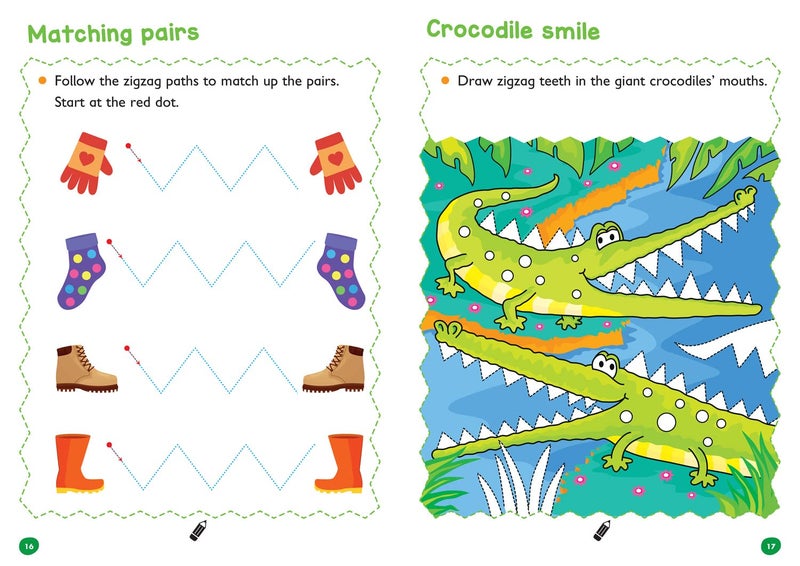 Pen Control Age 3-5 Wipe Clean Activity Book: Ideal for Home Learning - Image 4