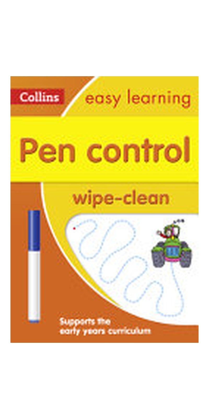 Pen Control Age 3-5 Wipe Clean Activity Book: Ideal for Home Learning - Image 1