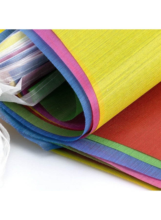IFAMIO 300pcs 525ft Multicolor Pennant Flags Banner Nylon Cloth Flag Pennants Colorful Rainbow Pennant Banner Garland for Grand Opening Party Celebrations Festivals Home Classroom Shop Decorations - Image 4