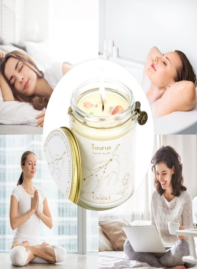 YTENTE Candle, Soy Wax, Scented, Zodiac - Taurus, Birthday Gift for Women - Image 5