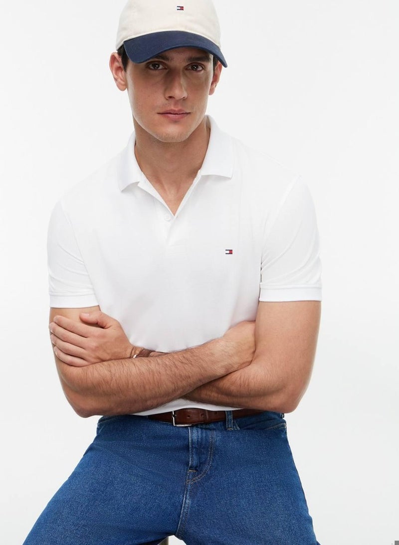 TOMMY HILFIGER Performance Regular Fit Pique Polo Shirt - Image 2