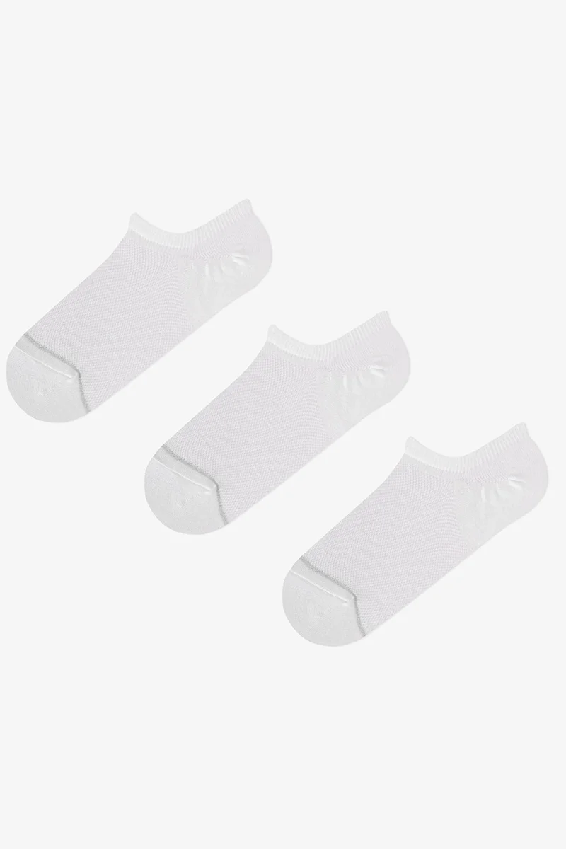 Penti PENTI Basic Mesh Cotton Lurex Pair Sneaker Socks