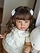 Anano Big Size Reborn Baby Dolls 26 Inch Realistic Reborn Toddler Baby Girls Dolls Real Life Baby Doll Rooted Hair Lifelike Toddler Dolls Sweet Face Real Baby Size with Accessories - Image 4