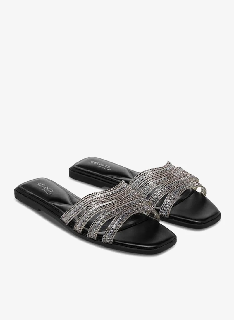 Celeste Women Embellished Flat Sandals Ramadan Collection