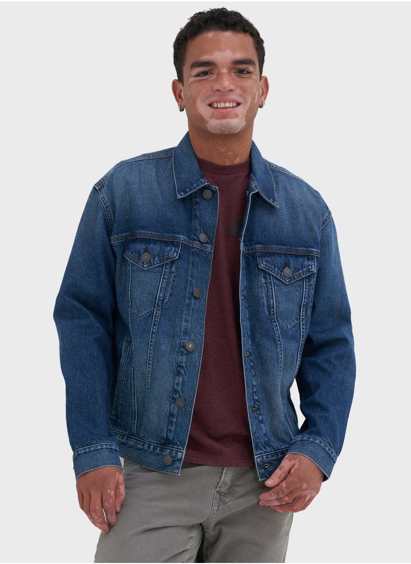 American Eagle - Pocket Detail Denim Jacket - Image 1