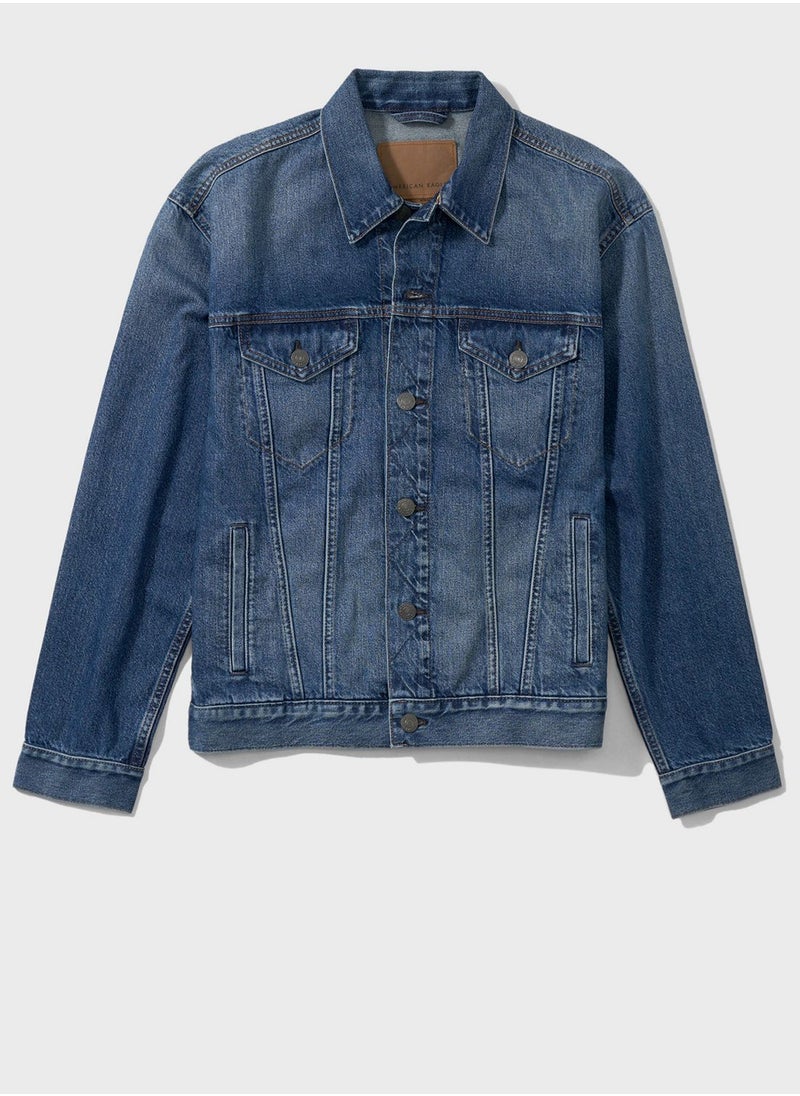 American Eagle - Pocket Detail Denim Jacket - Image 1