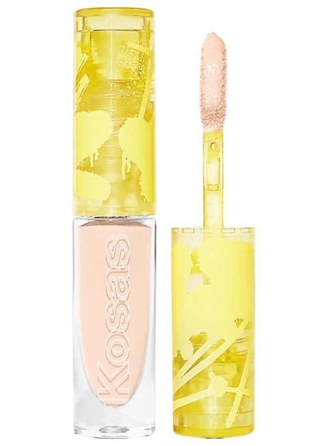 Kosas Kosas Mini Revealer Super Creamy + Brightening Concealer with Caffeine & Hyaluronic Acid , Tone 1.5 C - Light with Pink Undertones 2ml  - Image 1
