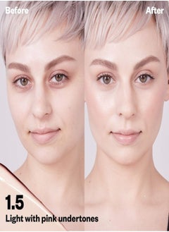 Kosas Kosas Mini Revealer Super Creamy + Brightening Concealer with Caffeine & Hyaluronic Acid , Tone 1.5 C - Light with Pink Undertones 2ml  - Image 2