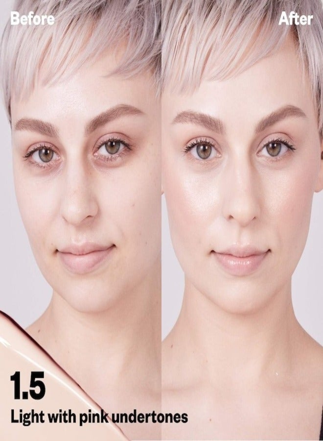 Kosas Kosas Mini Revealer Super Creamy + Brightening Concealer with Caffeine & Hyaluronic Acid , Tone 1.5 C - Light with Pink Undertones 2ml  - Image 2