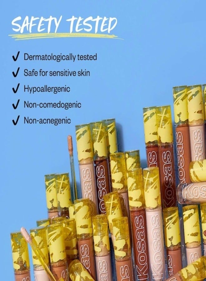 Kosas Mini Revealer Super Creamy + Brightening Concealer with Caffeine & Hyaluronic Acid , Tone 1.5 C - Light with Pink Undertones 2ml