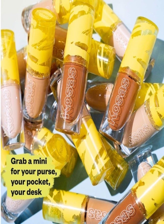 Kosas Mini Revealer Super Creamy + Brightening Concealer with Caffeine & Hyaluronic Acid , Tone 1.5 C - Light with Pink Undertones 2ml