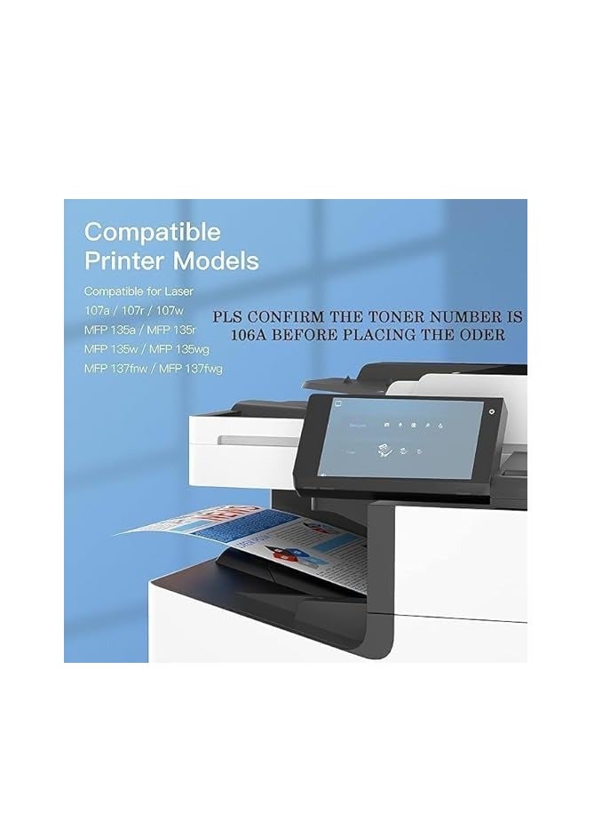 Terabyte 106A Compatible Toner Cartridge W1106A for Laser 107 MFP135 MFP137 - Image 2