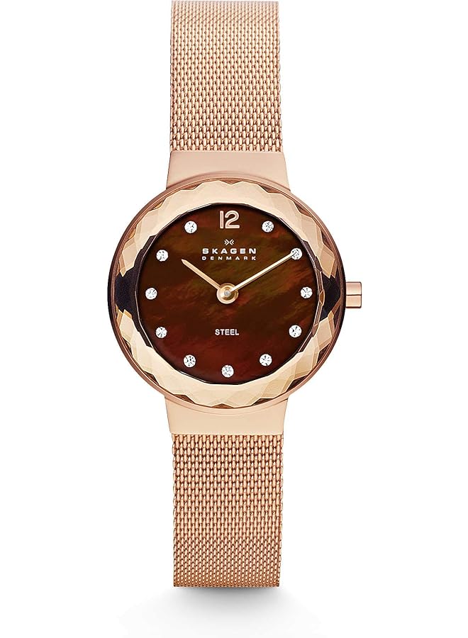 سكاجين ساعة عرض تناظرية للنساء من ليونورا