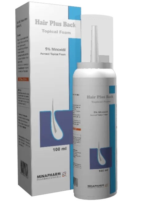 HAIRBACK PLUS TOPICAL FOAM 5% 100 ML