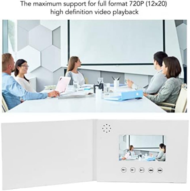 Electronic Greeting Card with LCD Screen, 720P HD Video Playback, Video Display, Exquisite and Fashionable, Support Pictures and Video (4.3inch) - Image 4